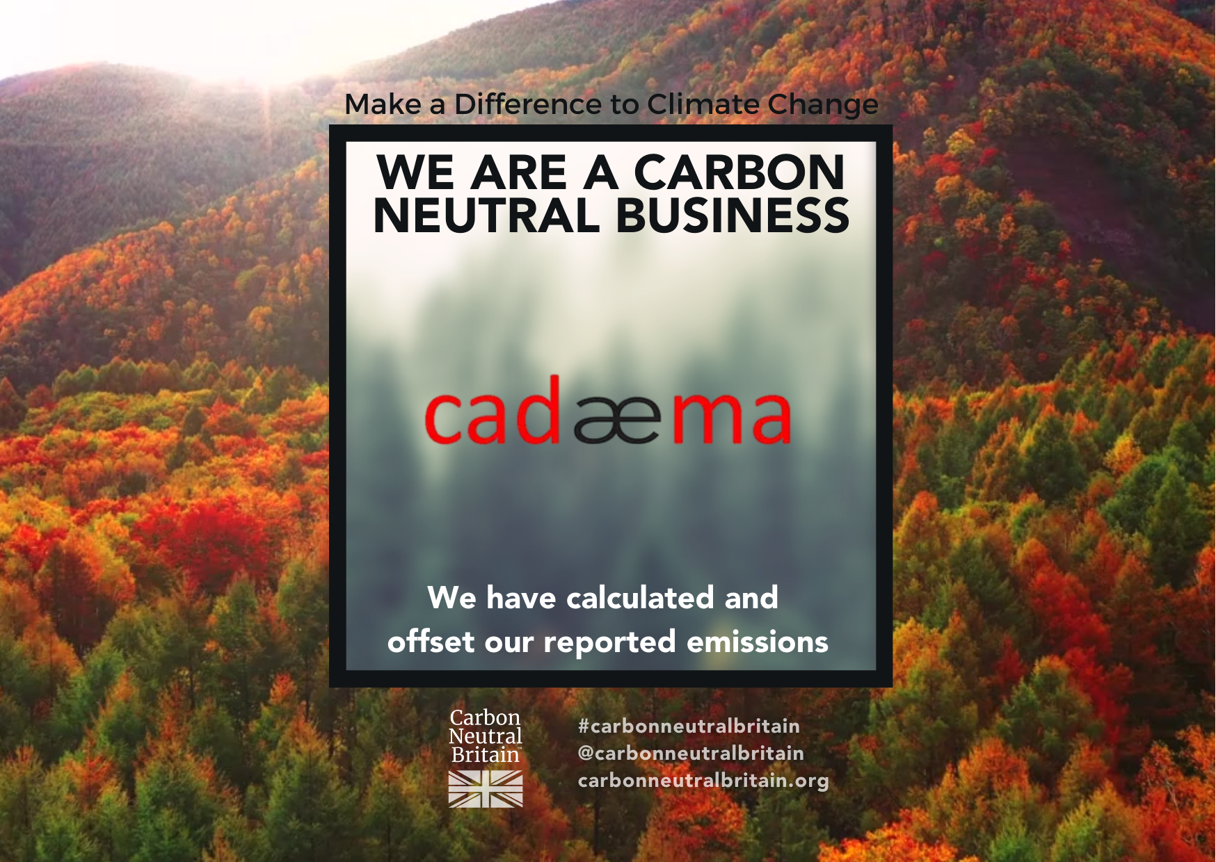Cadaema: Carbon neutral